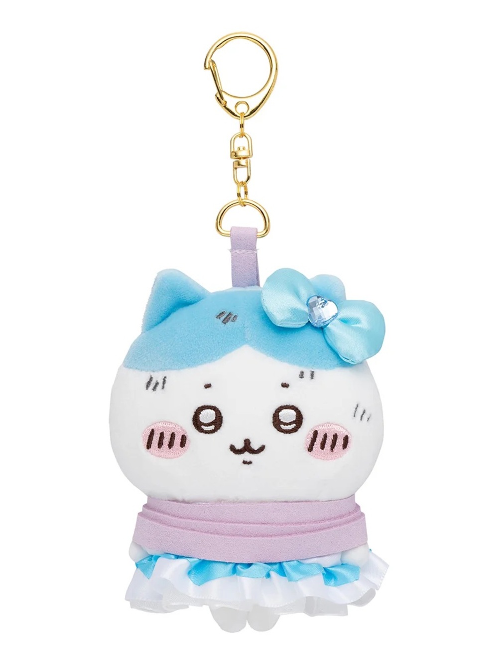 Brand New Super Magical Series Chiikawa Caught Hachiware Mascot Plush Keychain